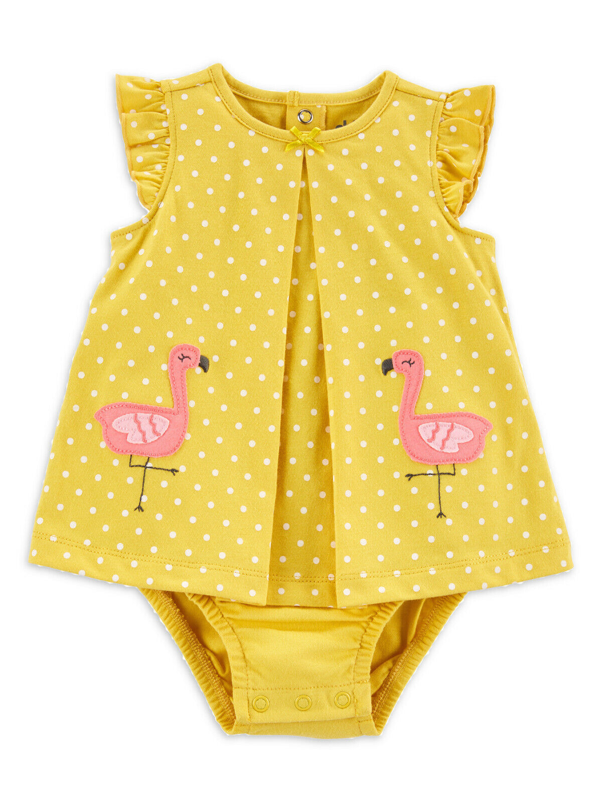 Primary image for Child of Mine Baby Girls Flamingos One Piece Size 24 Months