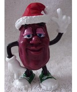 Vintage Christmas California Raisins Figure Wearing Santa Hat 1988 - £3.12 GBP