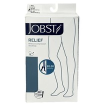 JOBST Relief Knee-High Medical Compression Stockings Beige Closed Toe Adult XL - £20.45 GBP
