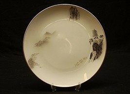 Vintage Arita Landscape by Fukagawa 10&quot; Dinner Plate 903 Mountains Pagoda Japan - £14.80 GBP