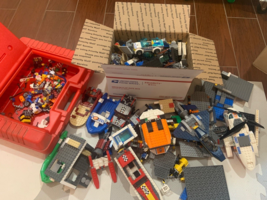 Incomplete Lego Set Coast Guard 60014, Police 60047, Star 8092, 4433, 4643, 6868 - £129.45 GBP