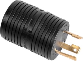 Rvguard Generator Adapter Plug 3 Prong To 4 Prong, Nema L5-30R To Nema L14-30R - £26.67 GBP