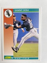 Sammy Sosa 1992 Score Baseball Card 258  Chicago White Sox - £0.78 GBP