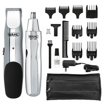 Wahl Groomsman Rechargeable Beard Trimming kit for Mustaches, Nose Hair, and - £33.46 GBP