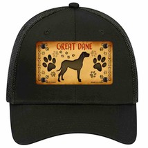 Great Dane Novelty Black Mesh License Plate Hat - £23.17 GBP