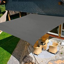 KANAGAWA Sun Shade Sail 10&#39;x10&#39; Dark Gray Square UV Block Canopy Awning ... - $63.20