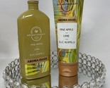 Bath &amp; Body Works Aromatherapy Aroma Oasis + Eucalyptus,Lime Set~Gel &amp; C... - $32.18