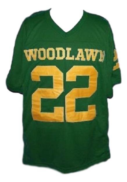 tony nathan woodlawn movie new men football jersey green any size