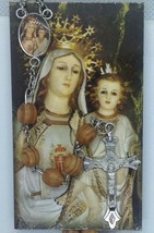 Our lady of Mercy Rosary Olive wood Jerusalem virgen de La Mercedes Rosario - £10.95 GBP