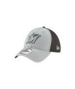 New Era Miami Marlins MLB 39Thirty Grayed Out Neo Flex Fitted Hat Size M/L - £24.08 GBP