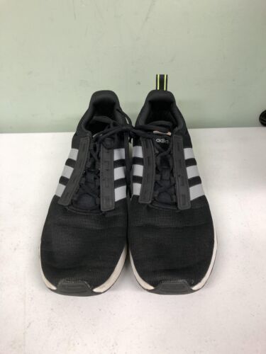 adidas Men&#39;s Racer Tr21 Running Sneaker GX065 Black/Solar Yellow/White S... - $22.58