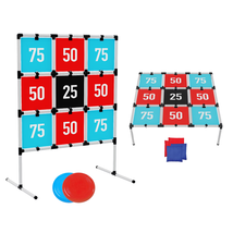 2-In-1 Target Toss, Outdoor Disc &amp; Beanbag Game, Plastic Breakaway Targe... - $53.05