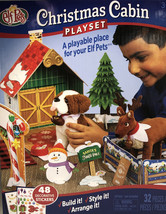 Elf Pets Christmas Cabin Playset Build It Style It Arrange It Brand NEW-SHIP24HR - £26.99 GBP