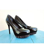 Simply Vera Vera Wang Black 5&quot; Platform Heels Shoe Size: 7 - $242.14 MXN