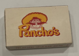 Pancho&#39;s Cantina Restaurant Highland Ave Manhattan Beach CA Matchbook Matchbox - $5.69