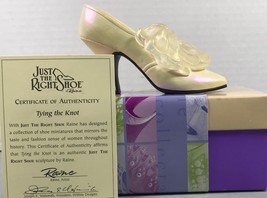 Raine Just the Right Shoe 1998 “Tying the Knot” Style 25008 w/COA Origin... - $9.85