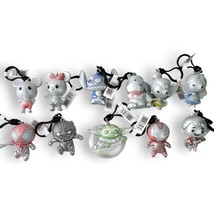Disney 100 Bag Clips Silver Vinyl Key Fob - Grogu,  Spiderman, Pooh + More! - $3.99+