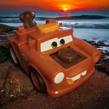 Disney Cars 2 Talking Mater Flashlight Tow Mater Rolling Truck 2010 Fisher-Price - £8.12 GBP