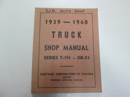 1939 1940 Chrysler Truck Series T Fh Db Fj Shop Manual Writing Minor Stains Oem - $69.99