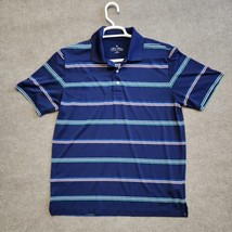 BROOKS BROTHERS Performance Polo Rugby Shirt Mens L Original Fit Striped... - $24.62