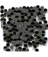 Rhinestones 3mm 10ss Black Diamond Color Hot Fix     2 Gross  288 Pieces - £4.62 GBP