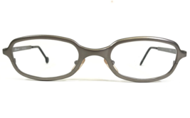 Vintage la Eyeworks Eyeglasses Frames PUFFER 510 Matte Grey Oval 45-21-125 - £43.76 GBP