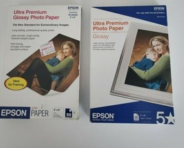 Epson S041934 Premium Photo Paper - Lot of 2. 50 Sheets - $22.76