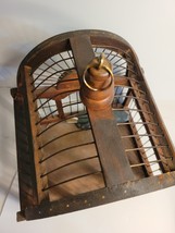 Wood & Wire Bird Cage Victorian Style Dome Top image 3