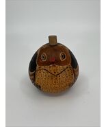 Vtg Small Hand Carved Ho O’ Pono GOURD Folk Art Owl Jewelry Trinket Box ... - $279.74 MXN