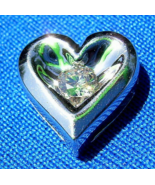 Earth mined Diamond Heart of Life Pendant Solid 14k White Gold Medallion... - $555.75