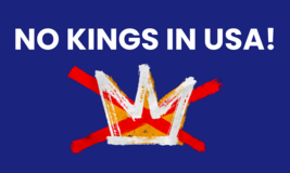 No Kings In USA Flag Blue 3x5 FT - $25.20