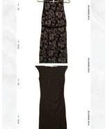 LOFT Ann Taylor black Short sleeve Dress Black Womens medium Petite MP L... - £19.41 GBP