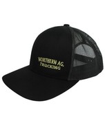 Black Pacific Headwear Mesh Trucker Snapback Cap Hat Northern AG Truckin... - $12.15 CAD