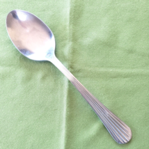 Gibson Stainless Caprice Pattern Serving Spoon 18/0 China 8 3/8&quot; Discontinued - £9.33 GBP
