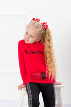 Sweatshirt (Girls), Any season,  Nosi svoe 6025-015-33-2 (chervonyj-kotyk) - $25.15