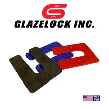 Glazelock Interlocking Shim 4&quot;, Square U-shaped Horseshoe Plastic 4&quot;L  x... - $18.99+