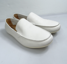 New BORN Men&#39;s Allan Loafer White Size 11 Soft Leather Driving Shoes Casual - £29.85 GBP