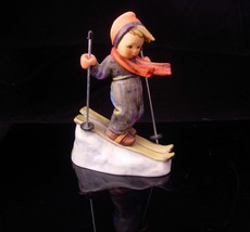 Vintage Skier / Goebel M.I. Hummel / little boy Figurine / W. Germany / Number 5 - £212.34 GBP