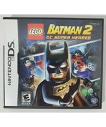 LEGO BATMAN 2 DC SUPER HEROES Nintendo DS Superman Robin Joker Manual Co... - £6.74 GBP