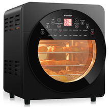 16-In-1 Air Fryer Oven 15.5 QT Toaster Oven Rotisserie Dehydrator W/ Accessories - £149.39 GBP