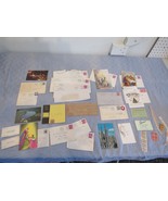 Lot Set Pieces Props Letters Cards Stamps Perpetual Account Cards Teleph... - $47.54 CAD