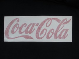 Coca-Cola Red Script Vinyl Logo - $17.33