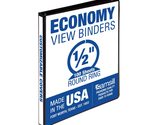 Samsill Economy 0.5 Inch 3 Ring Binder, Made in The USA, Round Ring Bind... - £56.44 GBP+