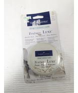 NEW Faber-Castell Texture Luxe Metallic Paste Metallic Pearl 1oz craft art - $16.00