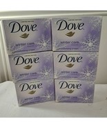 NEW DOVE set 6 WINTER CARE Moisturizing Cream Bar Soap 4.25oz LIMITED ED... - $35.54 CAD