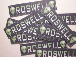 Magnetroswell Ruler &quot;1&quot; 6 Inches Ufo Alien Souvenir 6 X 1.25 Inches #576 - £8.20 GBP