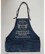 Double RL Cotton Denim Apron Free GLOBAL SHIPPING FTP 1202 - $6,187.84 MXN