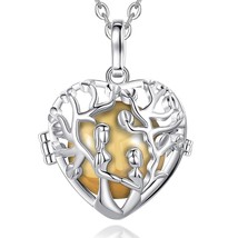 Harmony Ball 18MM Mother Daughter Heart Pendant Tree of Life Open Cage Fit Inner - £21.13 GBP
