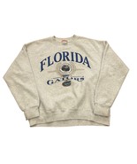 Vintage 1990&#39;s Nutmeg Mills Florida Gators Crewneck Gray Sweatshirt Men&#39;... - $54.86 CAD