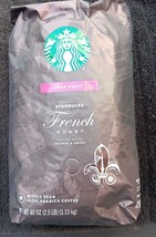 2 Starbucks French Roast Dark Whole Bean 100% Arabica Coffee 40oz (See Pics)(Co) - $46.47